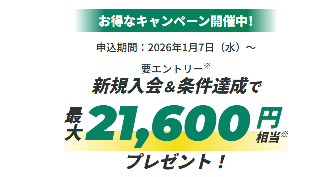 三井住友カードのキャンペーン